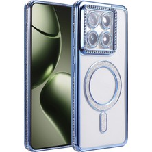 Nacario Mey Ithalat®   Mi 14T Pro Joke Simli Magneticsafe Kılıf - Mavi
