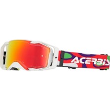 Acerbis Vortex Goggle Beyaz Kırmızı