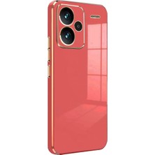 Magicool Xiaomi Redmi Note 13 Pro Plus Kılıf Volet Silikon - Kırmızı