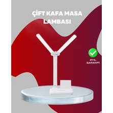 Kısılabilir LED Masa Lambası – Kalemlik, Telefon Standı Okuma Işığı Bir Arada