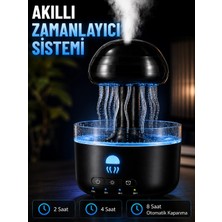 Denizanası Tasarımlı Ultrasonik Hava Nemlendirici Rgb LED Işıklı Sessiz Buhar Makinesi Zaman A