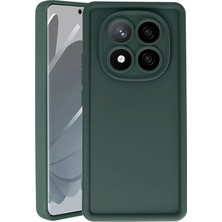 Nacario Mey Ithalat®   Redmi Note 14 Pro 4g Kılıf Viera Silikon - Koyu Yeşil