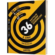 Akm Kitap 8. Sınıf Fen Bilimleri 36 Haftalık Kazanım Denemeleri Hız Yayınları