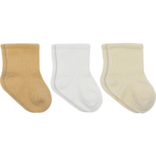 Nacario Mey Ithalat® Little Love Girl 3'lü Penye Soket Çorap 10137 Somon