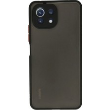 Nacario Mey Ithalat®   Mi 11 Lite Kılıf Montreal Silikon Kapak - Siyah