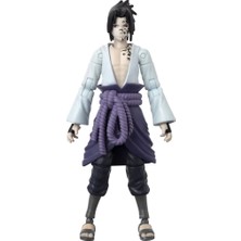 Nacario Mey Ithalat® Anime Heroes Naruto Sasuke Uchiha Figür ve Aesuar Seti 16 cm