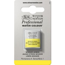 Winsor & Newton : Professional : Yarım Tablet Sulu Boya : Winsor Lemon