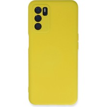 Nacario Mey Ithalat®   A16 Kılıf Nano Içi Kadife Silikon - Sarı