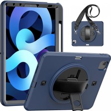Nacario Mey Ithalat®   iPad Pro 11 (2020) Kılıf Strap-C Otterbox Tablet Kapak - Lacivert