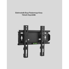 Nacario Mey Ithalat® 32 Inç LED Tv Duvar Askı Aparatı Dayanıklı Metal Kolay Montaj