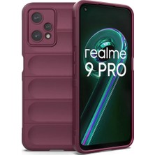 Nacario Mey Ithalat®  Realme 9 Pro 5g Kılıf Optimum Silikon - Bordo