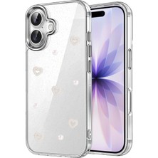 Nacario Mey Ithalat®   iPhone 16 Plus Fiyonk Desenli Kapak - Desen 10