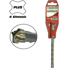 Nacario Mey Ithalat® Todrill TD50645 10X600 Sds Plus 4 Elmaslı Matkap Ucu
