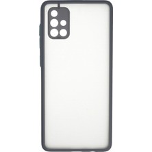 Nacario Mey Ithalat®  Samsung Galaxy A71 Kılıf Montreal Silikon Kapak - Gri