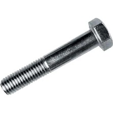 Nacario Mey Ithalat® M12X70 Civata Beyaz Yarım Paso 5 Adet