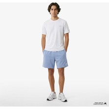 New Balance Reflective Poly Erkek Beyaz T-Shirt.wt