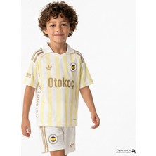 Adidas Fenerbahçe 2026/2027 Deplasman Takım Çocuk Sarı Forması.-
