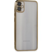 Magicool Samsung Galaxy A05 Kılıf Razer Lensli Silikon - Gold
