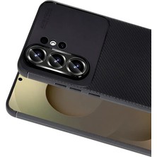 Nacario Mey Ithalat®  Samsung Galaxy S26 Ultra Auto Focus Karbon Kapak - Siyah