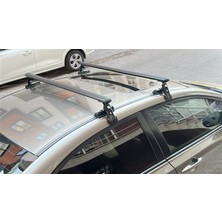 Kml34tuning55 Honda Civic 2006-2011 Fd6 Alüminyum Siyah Renk Orjinal Tip  Oluksuz Tip Port Bagaj Tavan Çıtası Ara Atkı Barı