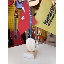 Puandorg Tambur - Minyatür - Müzik Aleti - Ahşap - Özel Üretim - Hediyelik -