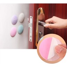 Aesco Çok Amaçlı Silikon Kapı Duvar Koruyucu Tampon 4lü Paket
