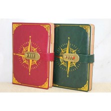 Aesco Özel Tasarım Şifreli Deri Defter