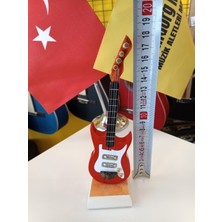 Puandorg Elektro Gitar Minyatür - Müzik Aleti - Ahşap - Özel Üretim - Hediyelik -