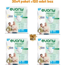 Evony Yetişkin Külot Hasta Bezi Medium 30’lu x 4 Paket 120 Adet – 2026 Yeni Ürün