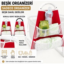 Chubby Baby Beşik Organizeri Askılı Çok Gözlü Bebek Bakım Düzenleyici