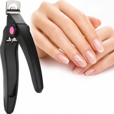 Aba Nails Tırnak Tips Makası - Protez Tırnak Manikür Oval Tips Kesme Makası