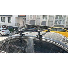 Kml34tuning55 Mercedes C180 Alüminyum Siyah Renk Orjinal Tip  Oluksuz Tip Port Bagaj Tavan Çıtası Ara Atkı Barı