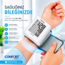 MEDEVRELF Comfort Plus KD-7941 Bilekten Ölçme Türkçe Konuşan Tansiyon Aleti