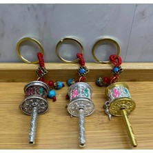 Aesco Metal Feng Shui Şans Çarkı Anahtarlık