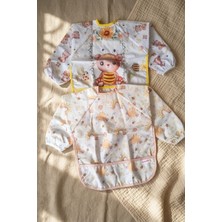 Hayat Store Tinybee Leke Tutmaz Sıvı Geçirmez Uzun Kollu Bebek Mama Önlüğü - 2'li Set Blw Uyumlu Kırıntı Cepli 6-24 Ay