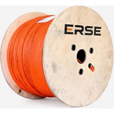 Erse Cat6 H.free Turuncu Data Kablosu 500 Metre Makaralı Network Internet Kablosu