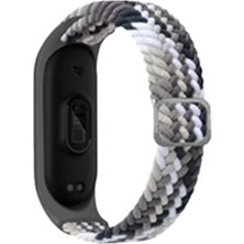 Hayat Store Xiaomi Mi Band 7  Kordon - Gri-Siyah