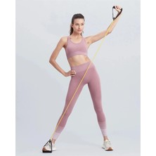 Tayzon Tutacaklı Orta Direnç Pilates Egzersiz Lastiği