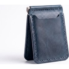 Mest Craft El Yapımı %100 Hakiki Deri Para Klipsli Minimalist Kartlık Cüzdan