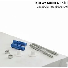 CATEKSSS Lavabo Montaj Vidası Seti - Full Set