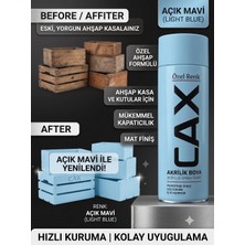 CAXCOLORS Cax Akrilik Sprey Boya Krom Rengi 400ML - Ahşap Kasa ve Kutular Için Yenileme ve Dekore Etme Boyası