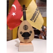 Puandorg Ud Minyatür Enstrüman - Ahşap - Özel Üretim - Hediyelik - (Hediye Paketi Yapılabilir)