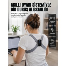Akıllı Dik Duruş Düzeltici Titreşim Uyarılı Şarjlı Destek Cihazı Midastech