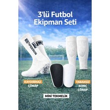 Tayzon 3’lü Futbol Seti Mini Tekmelik + Kaydırmaz Çorap + Tabansız Konç Çorap