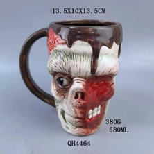3D Sepetim Zombi Seramik Kupa Bardak