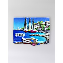 Mundy Ordu Polyester Kabartmalı Magnet 7 x 5 cm Dekoratif Hediyelik Buzdolabı Süsü (KOD:1702)