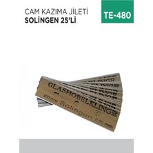 Cam Kazıma Jileti Solingen 25Lİ