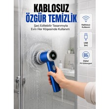 Mutfak, Banyo ve Fayanslar Için Çok Amaçlı Elektrikli Temizlik Fırçası Nemere