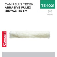 Promosyon Zinciri Cam Peluş Yedek Abrasıve Pulex(Beyaz)45 CM(P098)