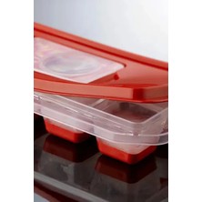 CATEKSSS Kapaklı Yapışmaz Baş Parmak Buzluk Plastik Beyaz